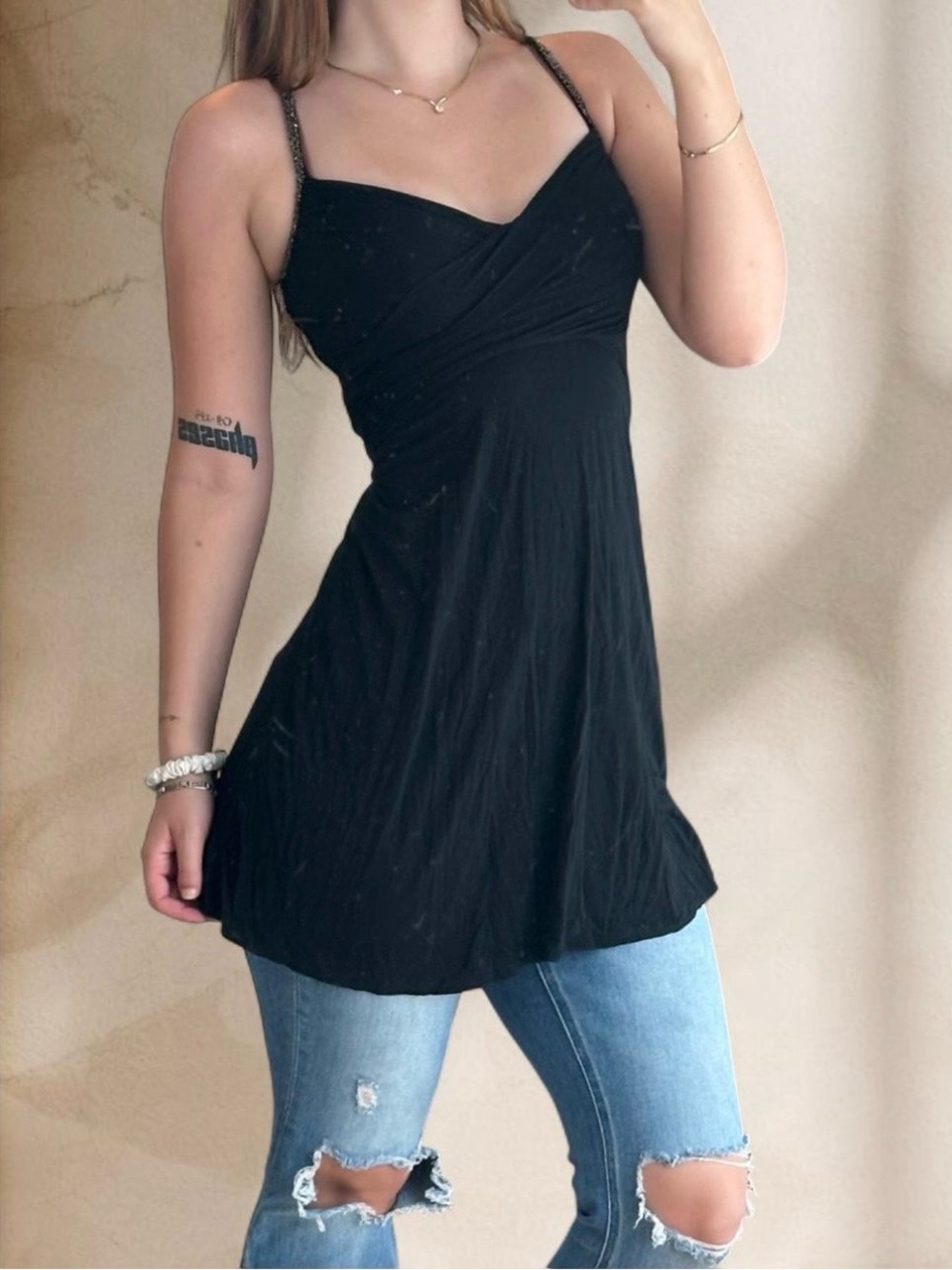 Y2K Guess Beaded Mini Dress